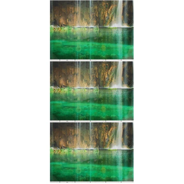3 PCS Aquarium Back Poster Fish Tank Background Sticker Glass Fish Bowl Paper