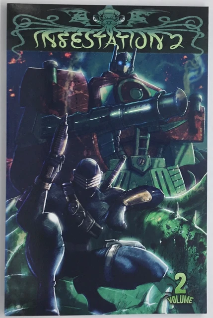 G.I. JOE TRANSFORMERS INFESTATION 2 Vol 2 TPB Book Novel NEW Condition
