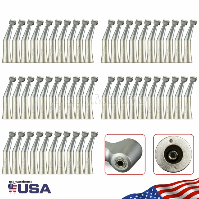50 NSK Style Dental Contra Angle Handpiece Slow Speed Push Button E-type FX23