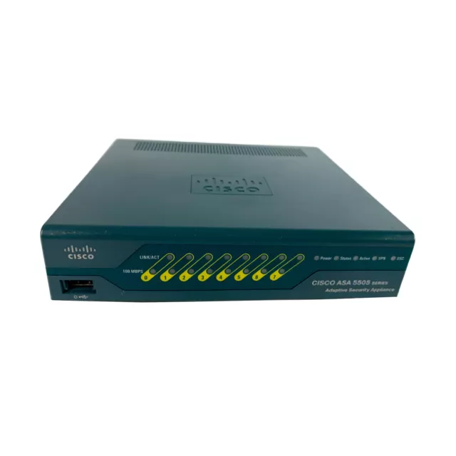 Cisco ASA 5505 Adaptive Fast Ethernet Security Firewall Appliance PoE