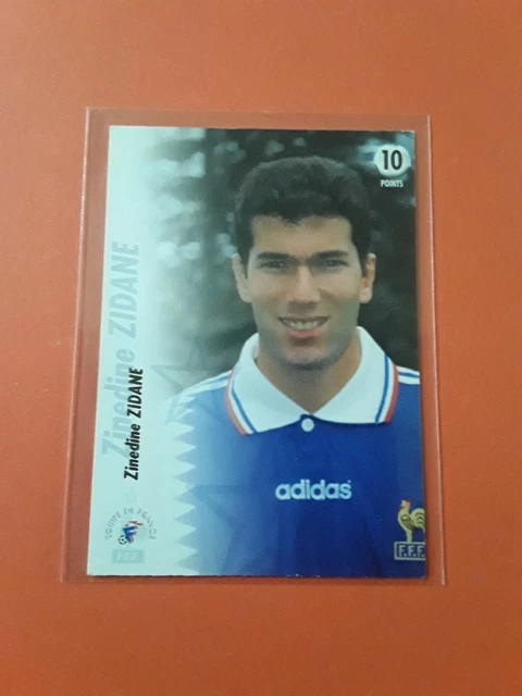 Carte Panini Zinedine Zidane - Équipe De France - Saison 1995 - #r16