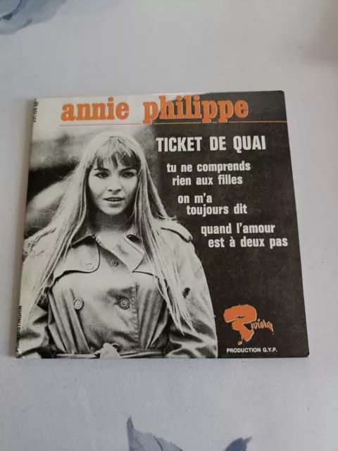 Cd - Annie Philippe - 4 Titres  -