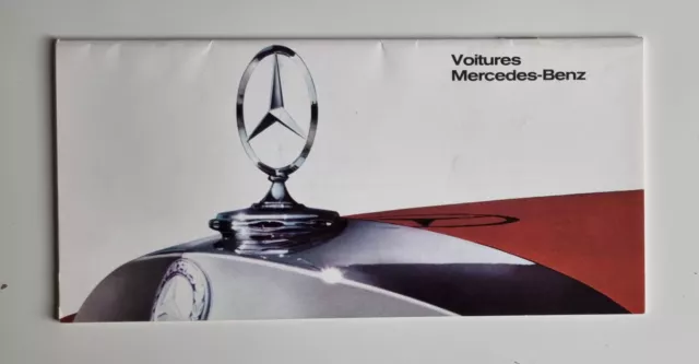 Brochure Mercedes Modeles 200 a 300 coupé cabriolet  - Belgian  Sales Brochure