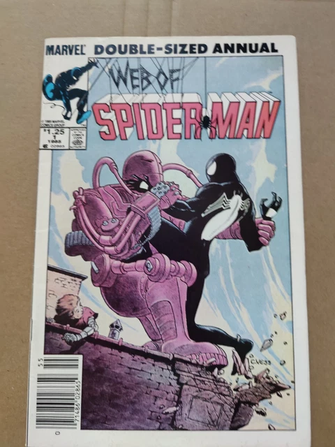 Web of Spider-Man Annual #1 (1985) Newsstand FN