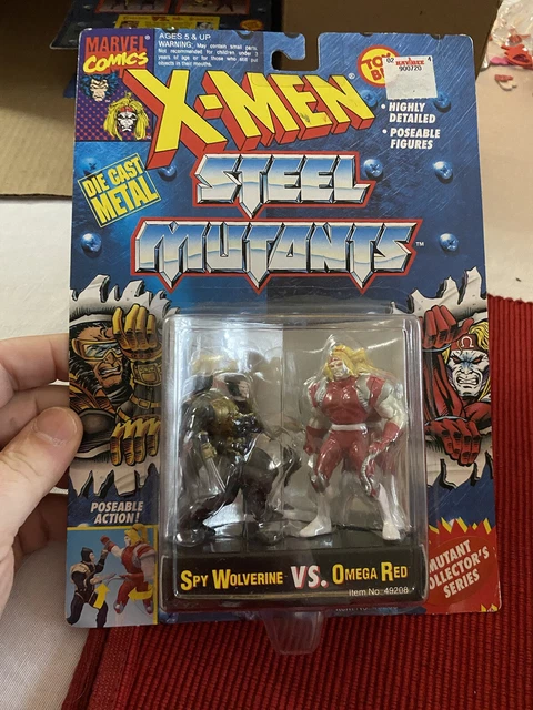 Vintage, X-Men Steel Mutants, Spy Wolverine Vs. Red Omega, Sealed, 1994 ToyBiz!
