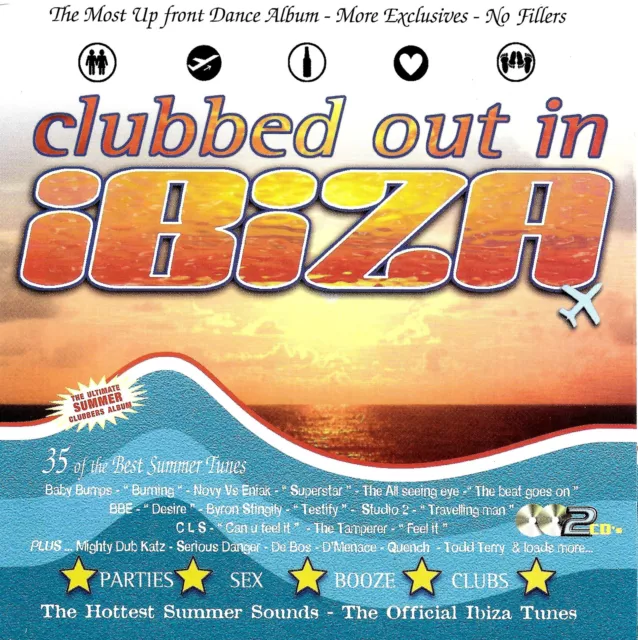 Various Artists Clubbed Out in Ibiza 1998 House Anthems (CD)