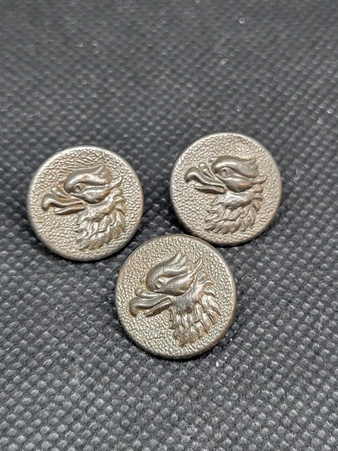 ANCIENS BOUTONS CHASSE VENERIE CERF DIAMETRE