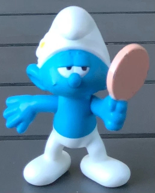 Figurine De Collection SCHTROUMPF POMPIER Peyo MACDONALD 2018 - Occasion Bon état