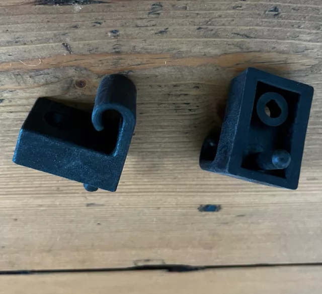 FIAT 124 127 131 RACING SPORT SUPERMIRAFIORI SUNVISOR MOUNTING CLIPS x 2pcs