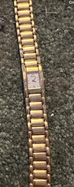 Bolivia Gold Watch Women’s Vintage With White Face