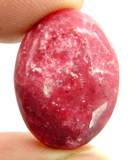 21.05 CT Naturale Rosa Campione Sfuso Gemma Cabochon Filo Avvolgere Pietra -