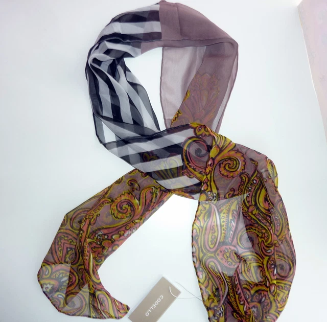 CODELLO ECHARPE FOULARD Femme NEUF soie EUR 19,00 PicClick FR