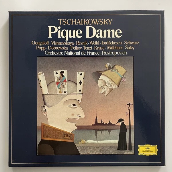 GOUGALOFF ROSTROPOVITCH TCHAIKOVSKY La Dame de Pique DGG 2740 176 Coffret 4 LPs EUR 14,90 GOUGALOFF ROSTROPOVITCH TCHAIKOVSKY La Dame de Pique DGG 2740 176 Coffret 4 LPs EUR 14,90