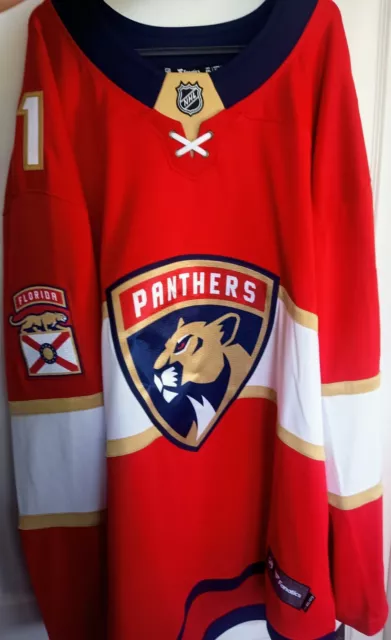 Florida Panthers Spencer Knight #30 Breakaway Home Replica Jersey