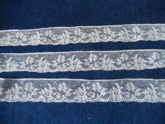 DENTELLE DE VALENCIENNES ANCIENNE  : 5 m x 2,8 cm