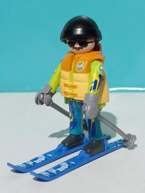 Playmobil Figura Esquiador Esqui Esquiadores Deporte Invierno Nieve Navidad