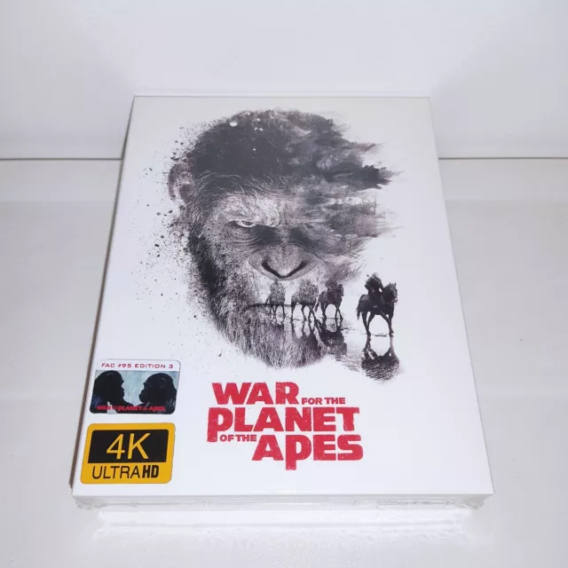 WAR FOR THE PLANET OF THE APES FullSlip XL SteelBook 4K - FilmArena FAC 95 - ...