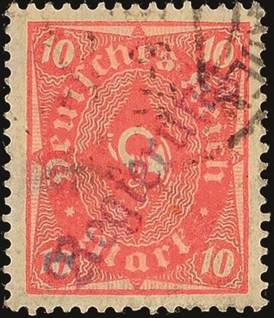 23892) Kontrollaufdrucke Wiesbaden 9IIa gestempelt gepr. Infla/Winkler Mi. 75,-