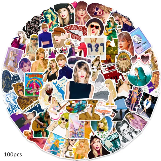 Taylor Swift Sticker Pack - 10-50 Stickers - Vinyl Decal - Fearless  Midnights