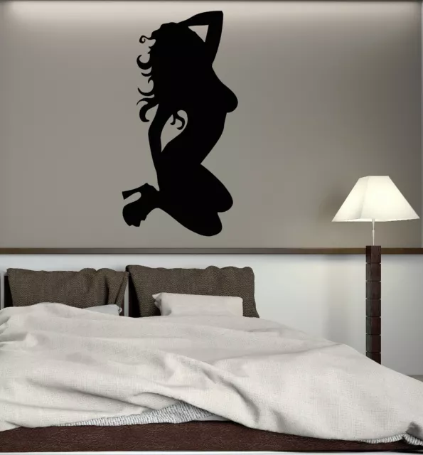 Wall Decal Silhouette Sexy Woman Beauty Salon Spa Art Vinyl Stickers