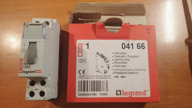 Télérupteur Silencieux Gérald Mang 10A - Bobine 220V, Idéal Pour Installation électrique Domestique