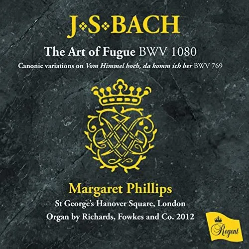 REGCD558 Margaret Phillips/ Organ of St George's Hanover Square, London Js Bach