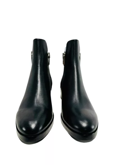 $527 3.1 Phillip Lim Women Black Alexa Chunky Heel Bootie Boot Shoe 37EU/6.5US 3