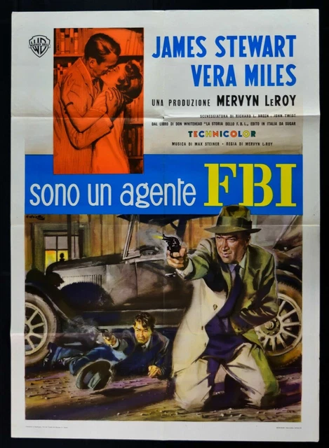 MANIFESTO SONO UN AGENTE FBI James Stewart Vera Miles LeRoy The Story