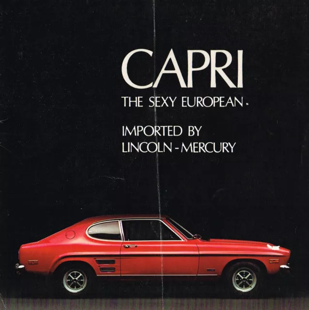 1970 Lincoln-Mercury CAPRI Brochure / Catalog / Flyer: 1.6 L