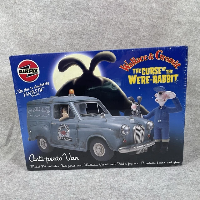 US SELLER AIRFIX Wallace Gromit Curse Of The Were Rabbit Anti Pesto Van ...