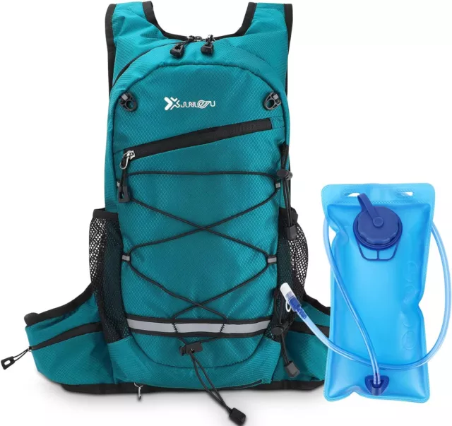 Hydratationsrucksack, Zeroto Wasserpack mit 2L Wasserblase leichtes Wandern