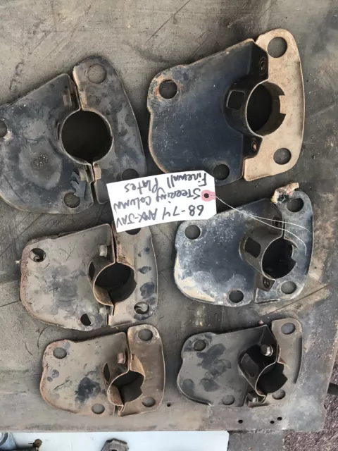 1970-74 AMC AMX Javelin Steering Column Firewall Brackets 1 Thru 6