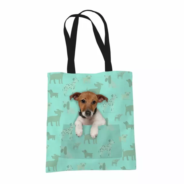Jack Russell Terrier Gifts for Dog Lovers Owners|Tote Bag with Dogs on