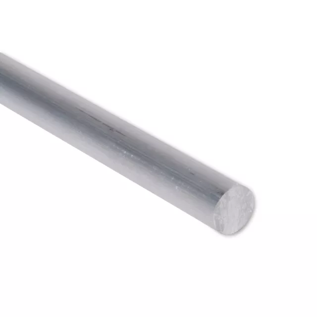 3/4" Diameter 6061 Aluminum Round Rod 24 Inch Length T6511 Extruded 0.75" Dia