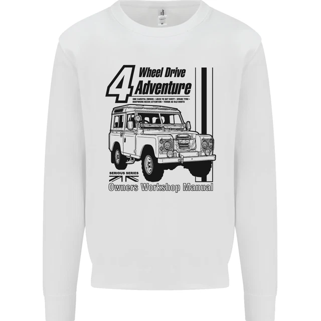 4 Wheel Drive Adventure 4X4 Off Road Kids Sweatshirt Jumper