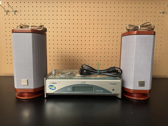 RETRO JVC COMPACT Component System FS-SD990 CD/FM Player with Speakers ...