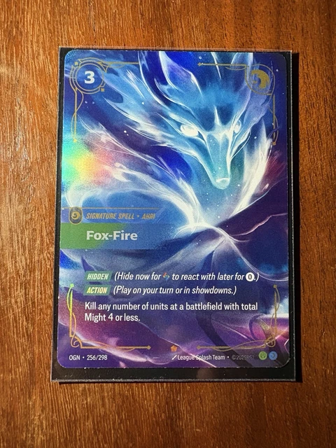 RIFTBOUND TCG LEAGUE Of Legends Origins Epic Fox Fire 256/298 NM £18.25 ...