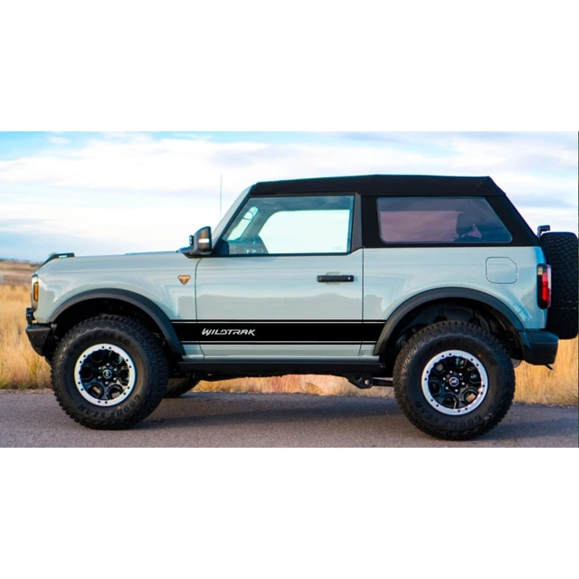 FORD BRONCO 20212024 WILDTRAK LOGO Vinyl Side Decals 2DR Off Road