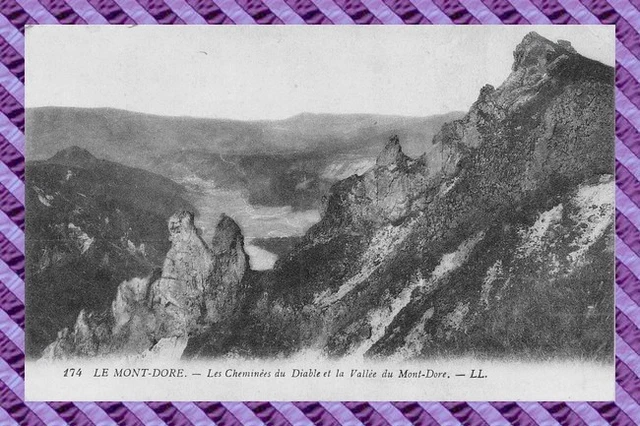 CPA 63 - The Mount Golden - All Fireplaces of / The Devil and The Valley