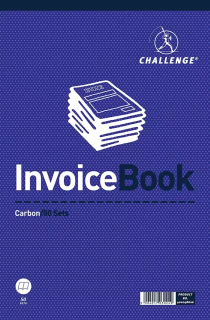 Challenge Large Duplicate Invoice Book, 137X195Mm, 400048626