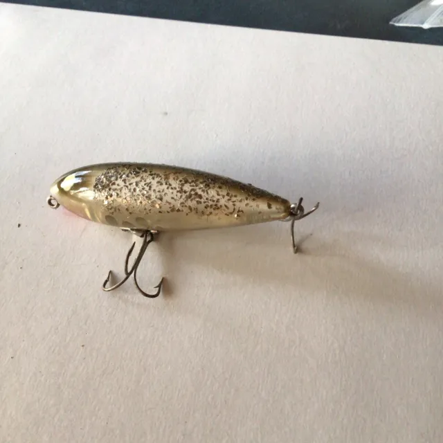 Vintage Heddon 4.5 Prowler Minnow Swimmer Brown White Bass Pike Fishing  Lure, white bass fishing lures