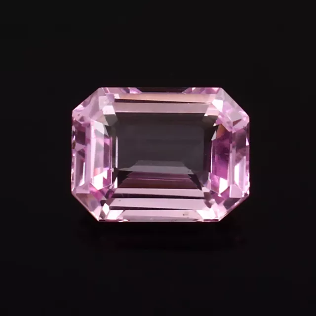 Natural Flawless Ceylon Light Pink Sapphire Radiant Cut Loose Gemstone 10.00 Ct