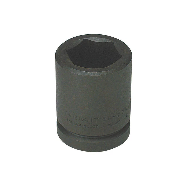 WRIGHT TOOL 68-36MM Impct Skt,Steel,Blk Oxd,36 mm
