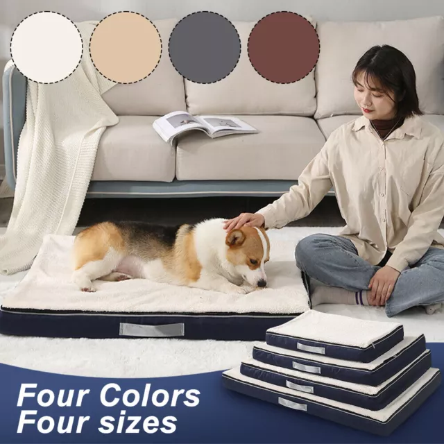 Dog Bed Orthopedic Memory Foam Pet Puppy Cushion Mattress Waterproof Kennel Pad
