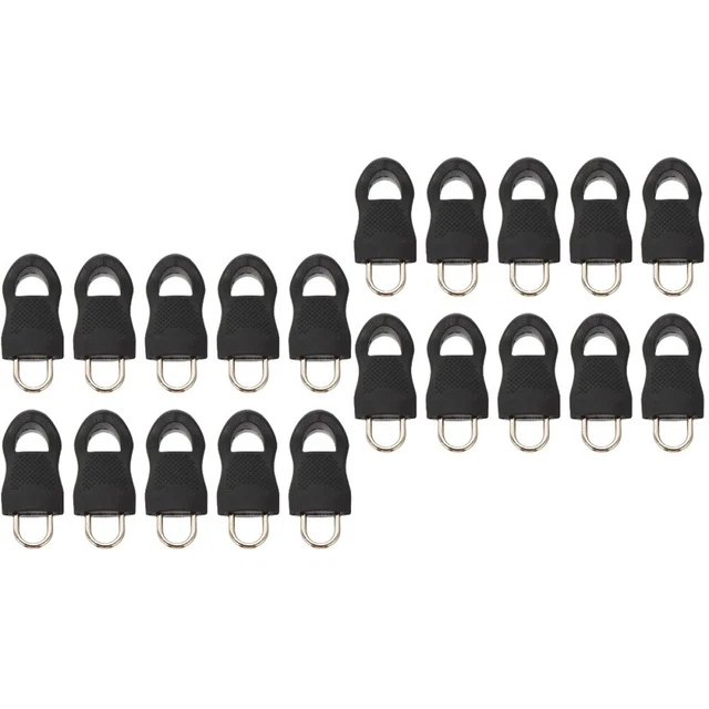 2 Pieces Detachable Zipper Pull Suitcase Metal Zipper Repair
