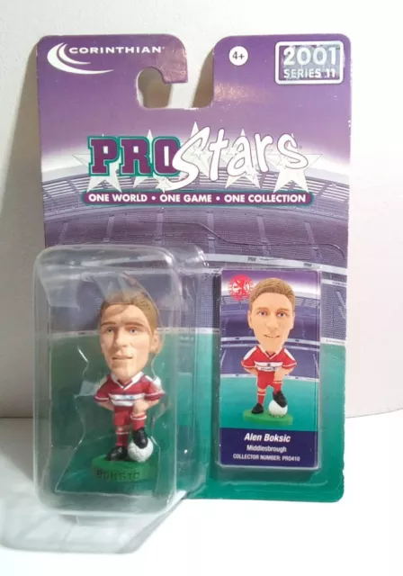 Prostars Corinthian Figure 2001 Series 11 Pro410 Alen Boksic Middlesbrough - New