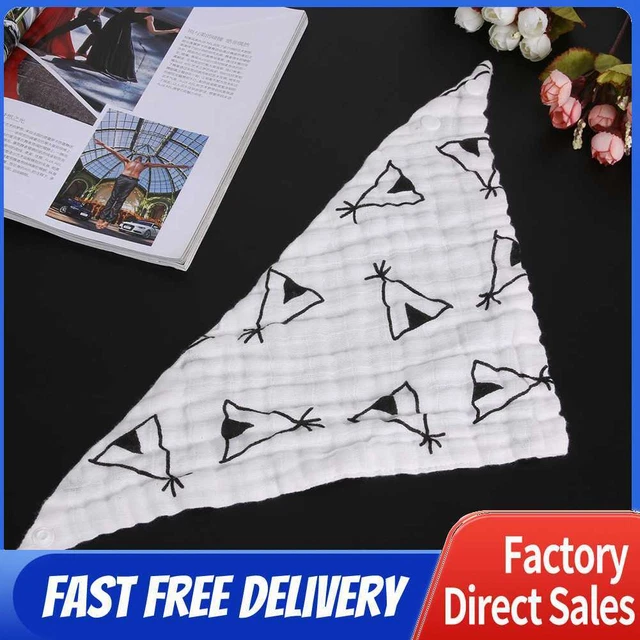 Baby Kids Infant Triangle Head Scarf Bandana Feeding Bibs Saliva Towel New