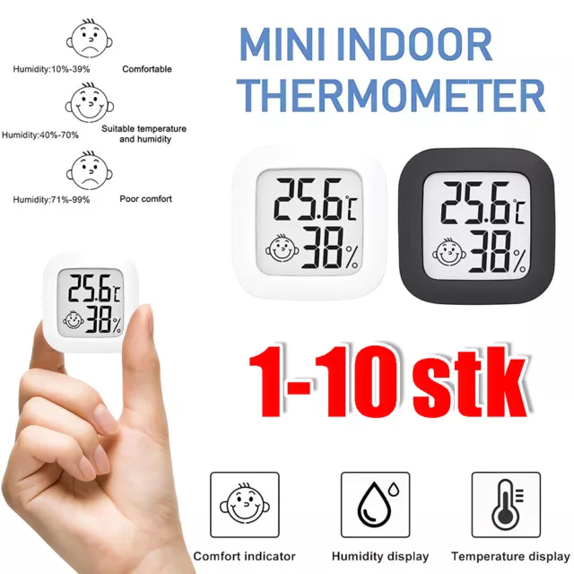 mini Thermometer Hygrometer Temperaturmesser Luftfeuchtigkeit Thermo-Hygrometer