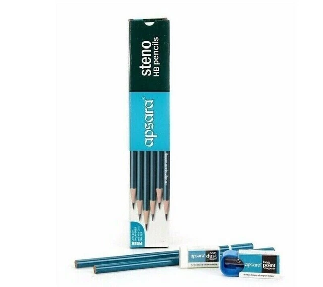 10 crayons Apsara STENO HB crayon d'écriture haute vitesse pour l'école, la...