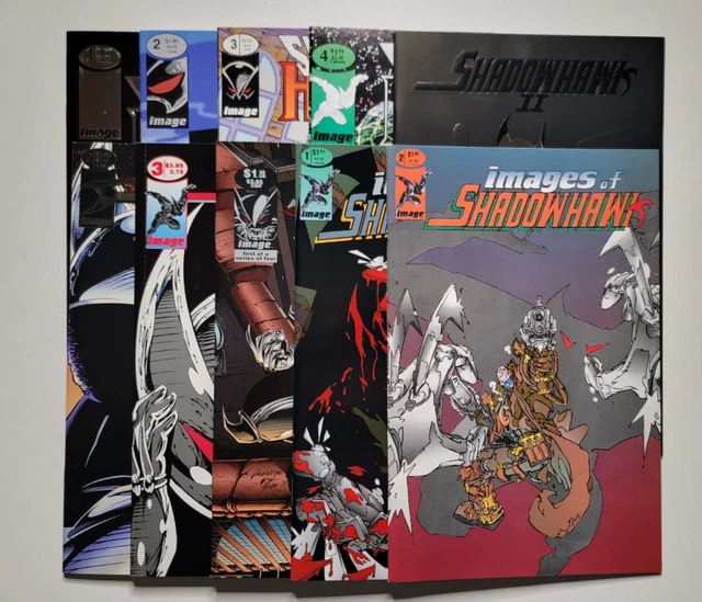 *Shadowhawk v1 1-4, v2 1-3, v3 1-3, Images of 1-2, 10 High Grade books!!